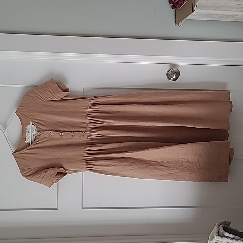 Not Perfect Linen Mama Dress